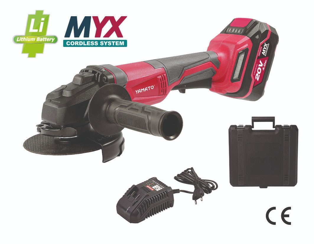 Smerigliatrice Angolare A Batteria 20V 4Ah 115mm Flex Portatile Valigetta VBS