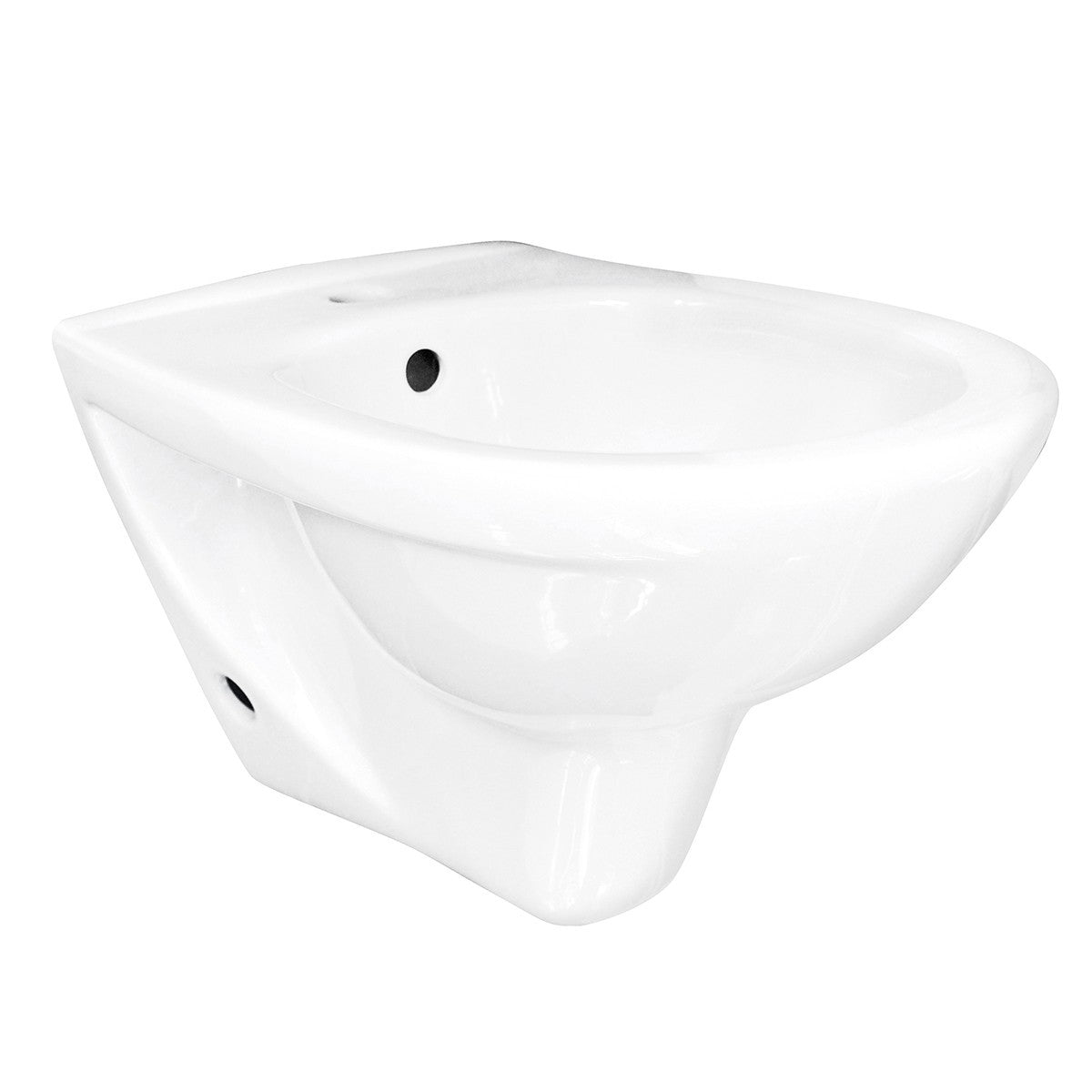 Bidet Sospeso a Parete Moderno LINPHA Metrica Ceramica Bianco Bagno D.X