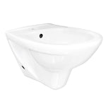 Bidet Sospeso a Parete Moderno LINPHA Metrica Ceramica Bianco Bagno D.X