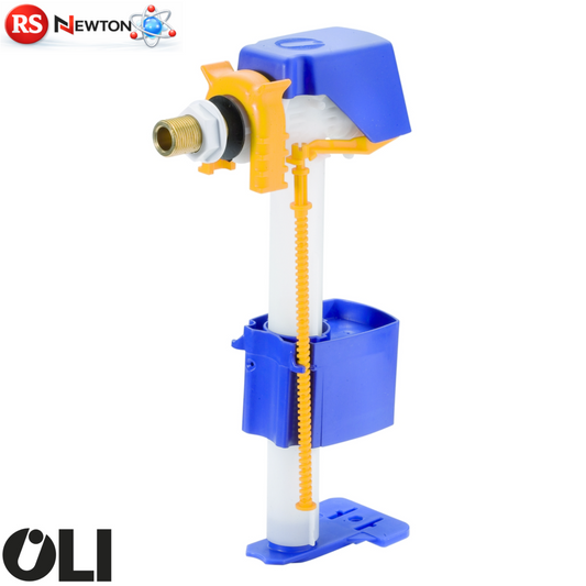 Rubinetto Galleggiante AZOR 3/8 OLI Originale con Adattatore WC Bagno D.X