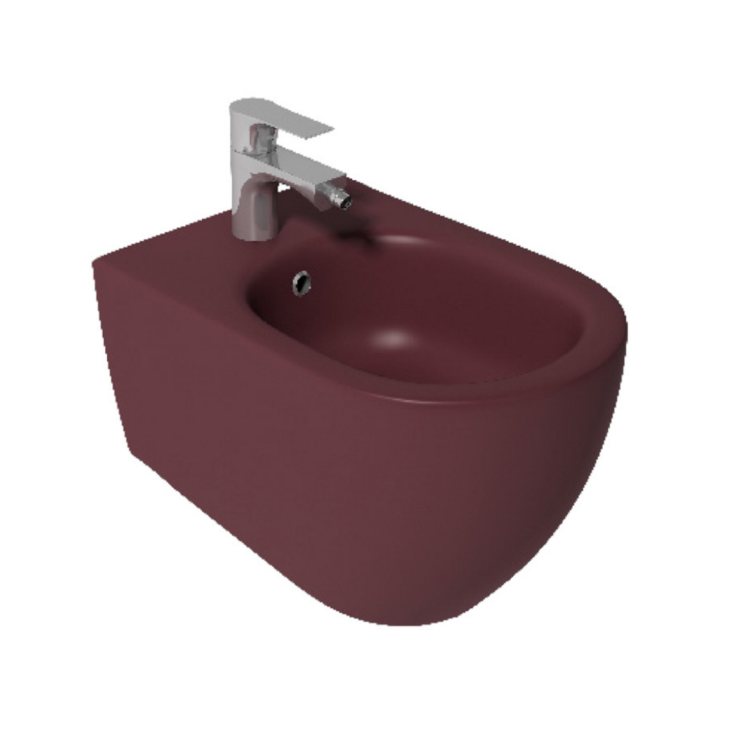 Bidet Sospeso INFINITY Sanitari Bagno Ceramica Moderno Fissaggi Nascosti D.X