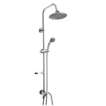 Colonna Doccia KIT COMPLETO Asta Saliscendi Cromata Soffione Doccetta Vasca D.X