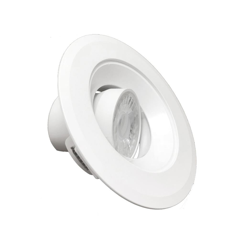 Faretto LED COB 8W Orientabile Rotondo Incasso Foro 60-100mm 640lm IP40 V.L