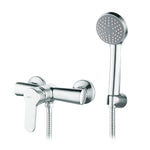 Rubinetto Miscelatore A Muro Moderno Bagno Lavabo Bidet Vasca Doccia Ottone D.X