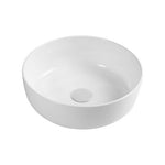 Lavabo da Appoggio Slim Bagno Ø33 38,5 Linpha Ceramica Design Moderno Tondo D.X