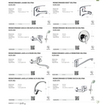 Miscelatore Rubinetto Bagno Lavabo Bidet Vasca Doccia Ottone Cromo DELFINA D.X