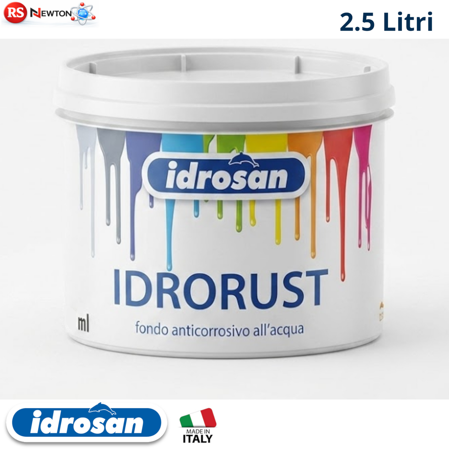 Primer Antiruggine Fondo Anticorrosivo Acrilico Acqua Metallo Legno Zincato I.D
