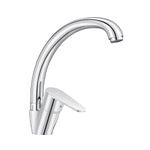 Rubinetto Miscelatore Lavello Cucina Moderno Canna Alta Cromato Nero Nichel D.X