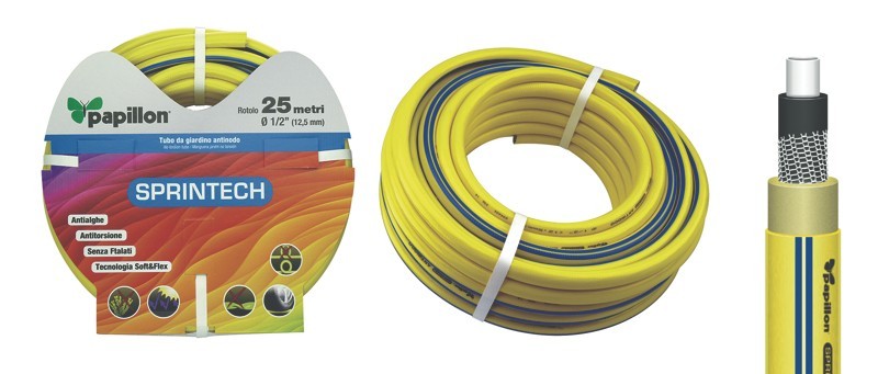 Tubo Irrigazione Acqua Giardino Magliato 5 Strati Antitorsione 15 -25 -50 mt VBS