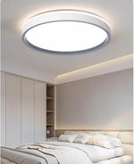Lampadario Moderno LED Bianco Nero Oro 80W Plafoniera da Soffitto Rotonda V.L