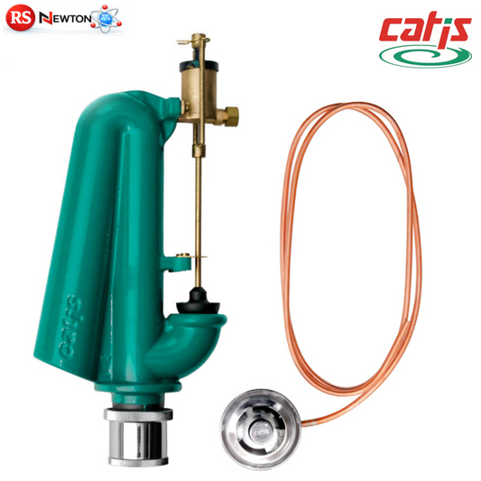 Batteria Scarico Catis Originale con Pulsante Ottone Ghisa Comando Pneumatic D.X