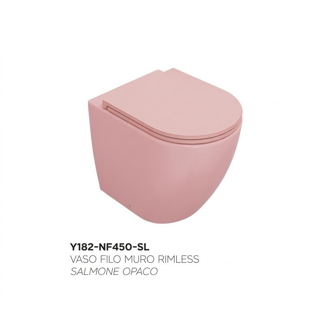 Sanitari Bagno Filo Muro Moderno NYMO INFINITY Vaso WC Bidet Water Elegante D.X