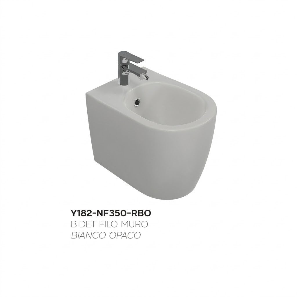 Sanitari Bagno Filo Muro Moderno NYMO INFINITY Vaso WC Bidet Water Elegante D.X