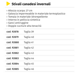 Stivale CANADESE Invernale Verde Pelliccia MAURER Stivali Antiscivolo Uomo VBS