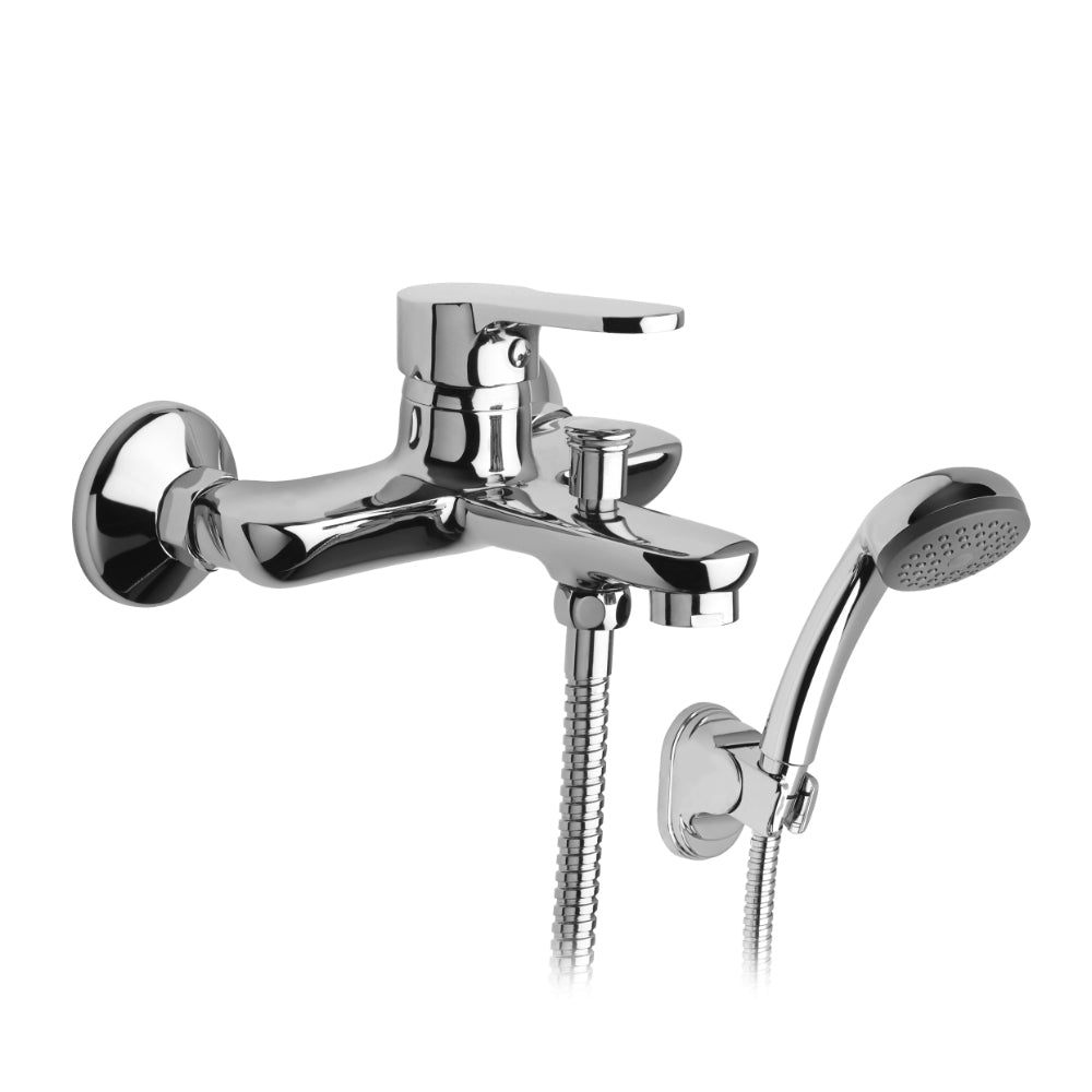 Monocomando esterno vasca PRIUS  con deviatore automatico e kit doccia FROMAC