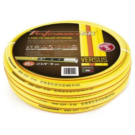 TUBO MAGLIATO 5 STRATI VERSUS 25 METRI 5/8 MADE IN ITALY