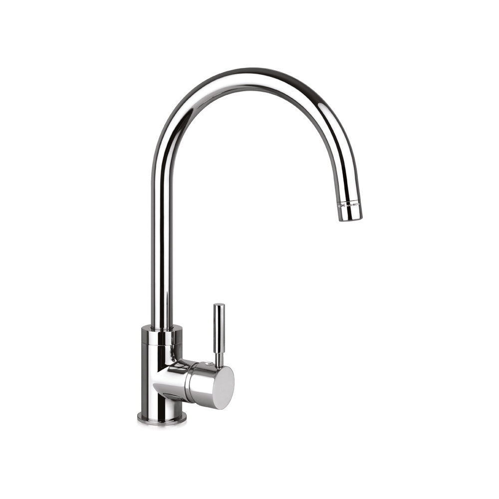Monocomando lavello con leva laterale e bocca girevole FROMAC