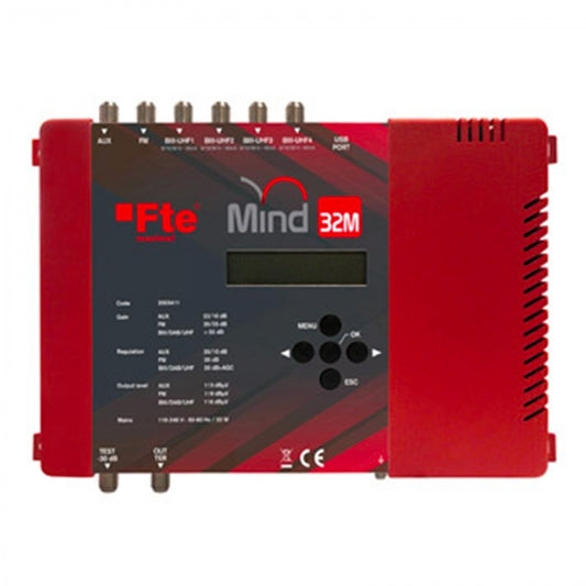 Centrale TV 6 Ingressi A 32 Filtri Programmabili FTE