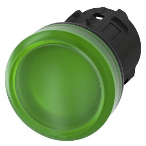 INDICATORE LUMINOSO VERDE SIEMENS 3SU1001-6AA40-0AA0