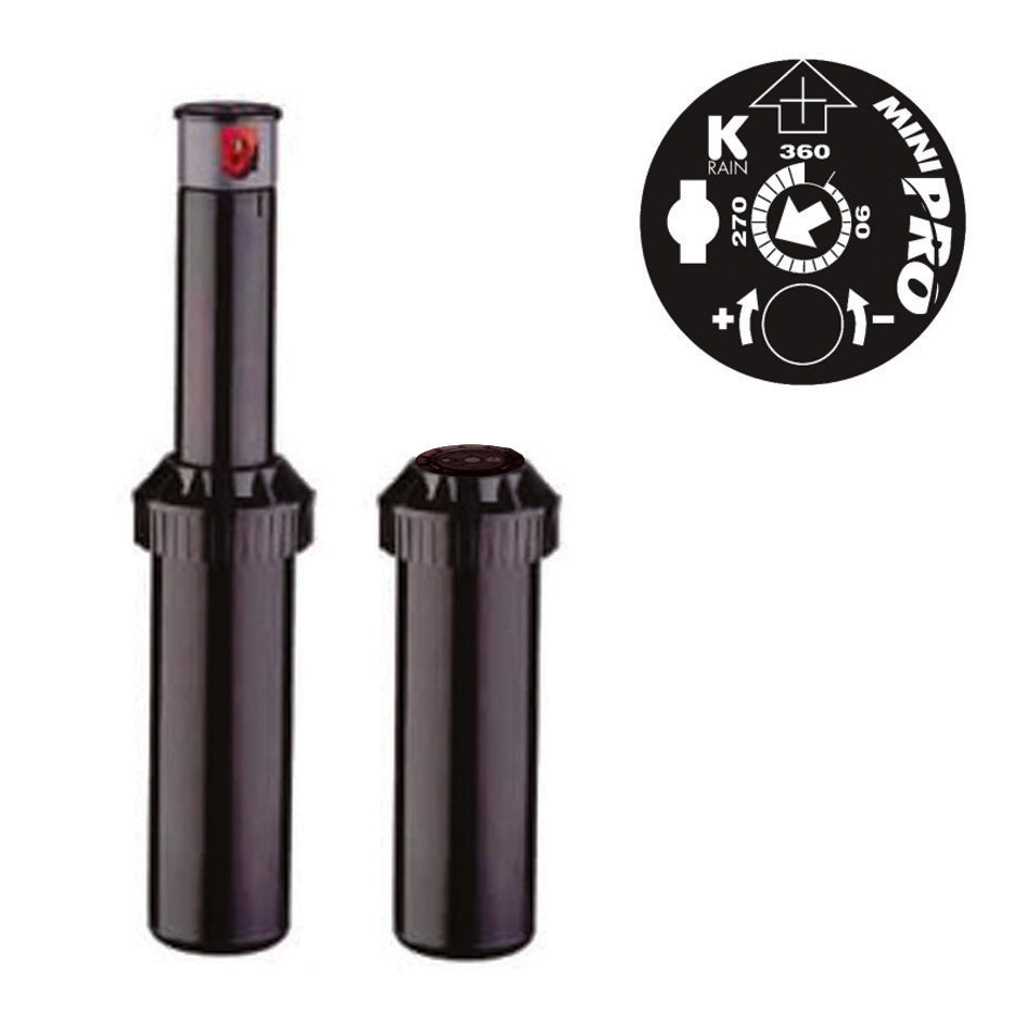 IRRIGATORE POP-UP K-RAIN MINI PRO DINAMICO DA 1/2" UGELLO 1,5