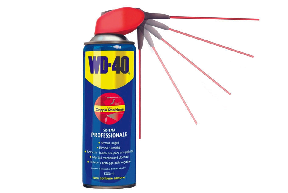 WD-40 LUBRIFICANTE SPRAY MULTIUSO 5 FUNZIONI ML.500