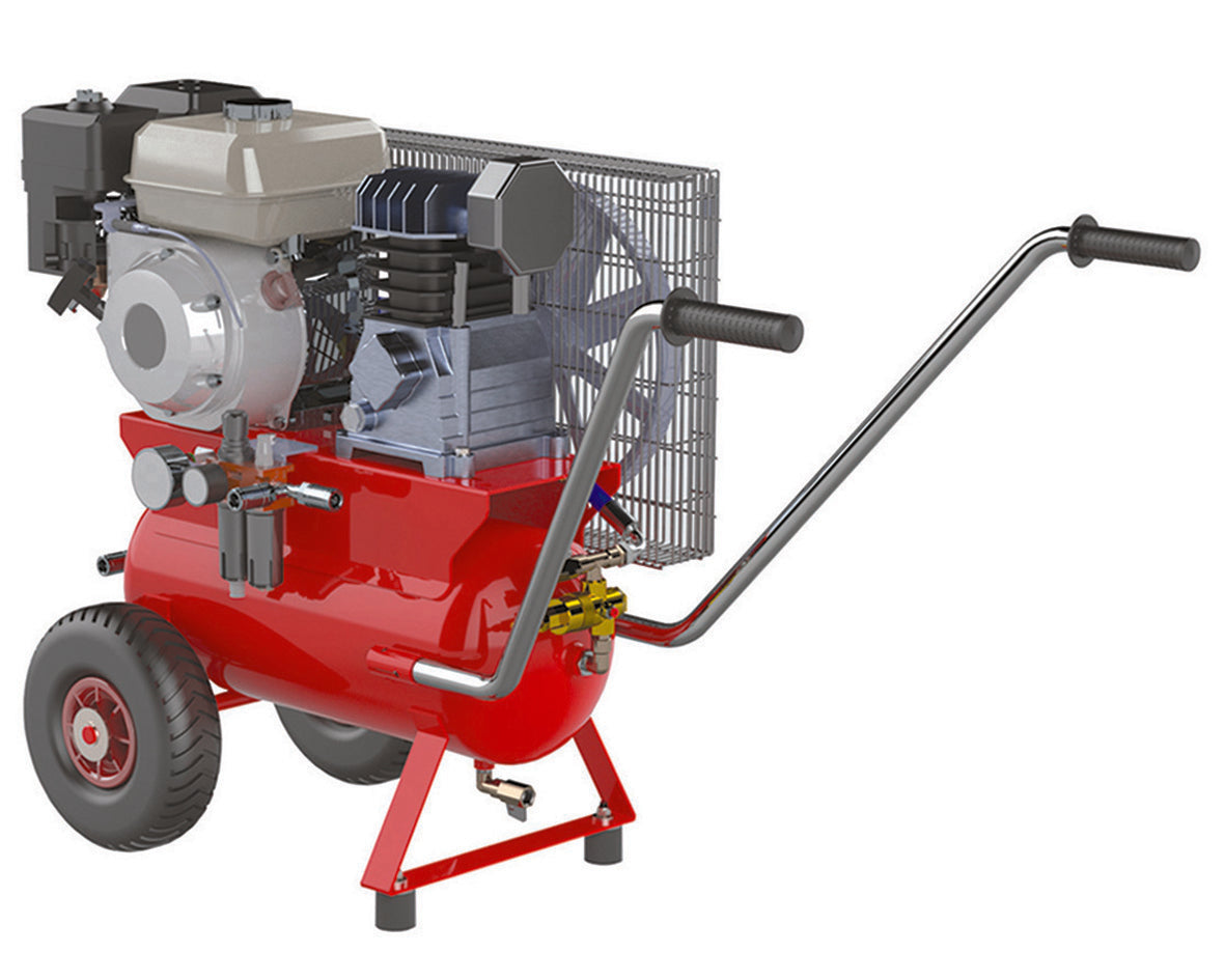 MOTOCOMPRESSORE ENERCOMP 35 CARRELLATO