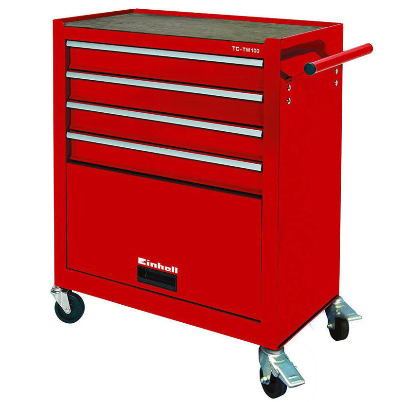 CARRELLO PER OFFICINA 4 CASSETTI + 1 PORTAOGGETTI
