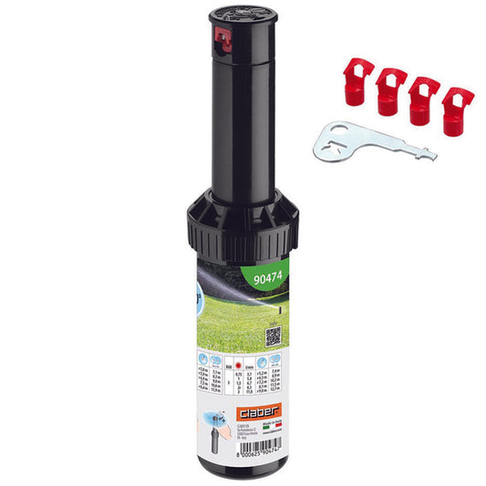 IRRIGATORE POP-UP DINAMICO BASE FILETTATA 1/2 ALZO CM.10 90474