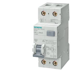 SIEMENS-SIE5SU13531Kk25 MTD 4,5KA 15KA 1P+N C25 TIPO AC 30MA