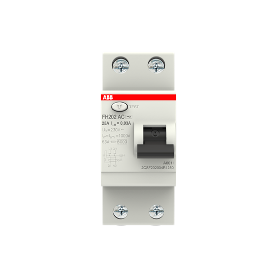 Interruttore differenziale ABB  puro 25 A 2P 30mA AC FH20225
