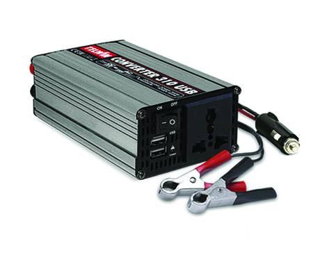 CONVERTITORE INVERTER 12V-230V 310W CON 2 USB