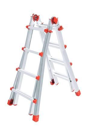 SCALA TELESCOPICA "SQUADRAPIU" IN ALLUMINIO 5+5