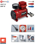 Compressore Auto Einhell CC-AC 12V Gonfiagomme 18 Bar con Manometro V.X