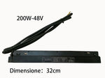 FARETTO A BINARIO TRIFASE 48V LED FARETTI BARRE 1 2 M GRIGLIA SOSPENSIONE V.L