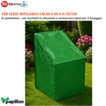 Copertura Sedie Giardino 66x66x76/106 Telo Impermeabile Sedia Anti Pioggia VBS