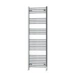 Termoarredo Cromo Curvo ATON Scaldasalviett<wbr/>e Bagno Moderno Acciaio Radiatore D.X