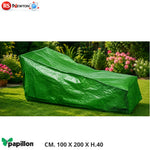 Copertura Lettino Giardino 1x2 M Telo Impermeabile Polietilene Anti Pioggia VBS