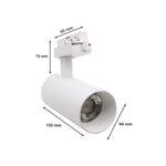 FARETTO BINARIO MAGNETICO 48V LED INCASSO FARETTI BARRE GRIGLIA SOSPENSIONE V.L