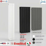 Termosifone FONDITAL Radiatore Alluminio Int. 1800 2000 Nero Grigio Bianco D.X