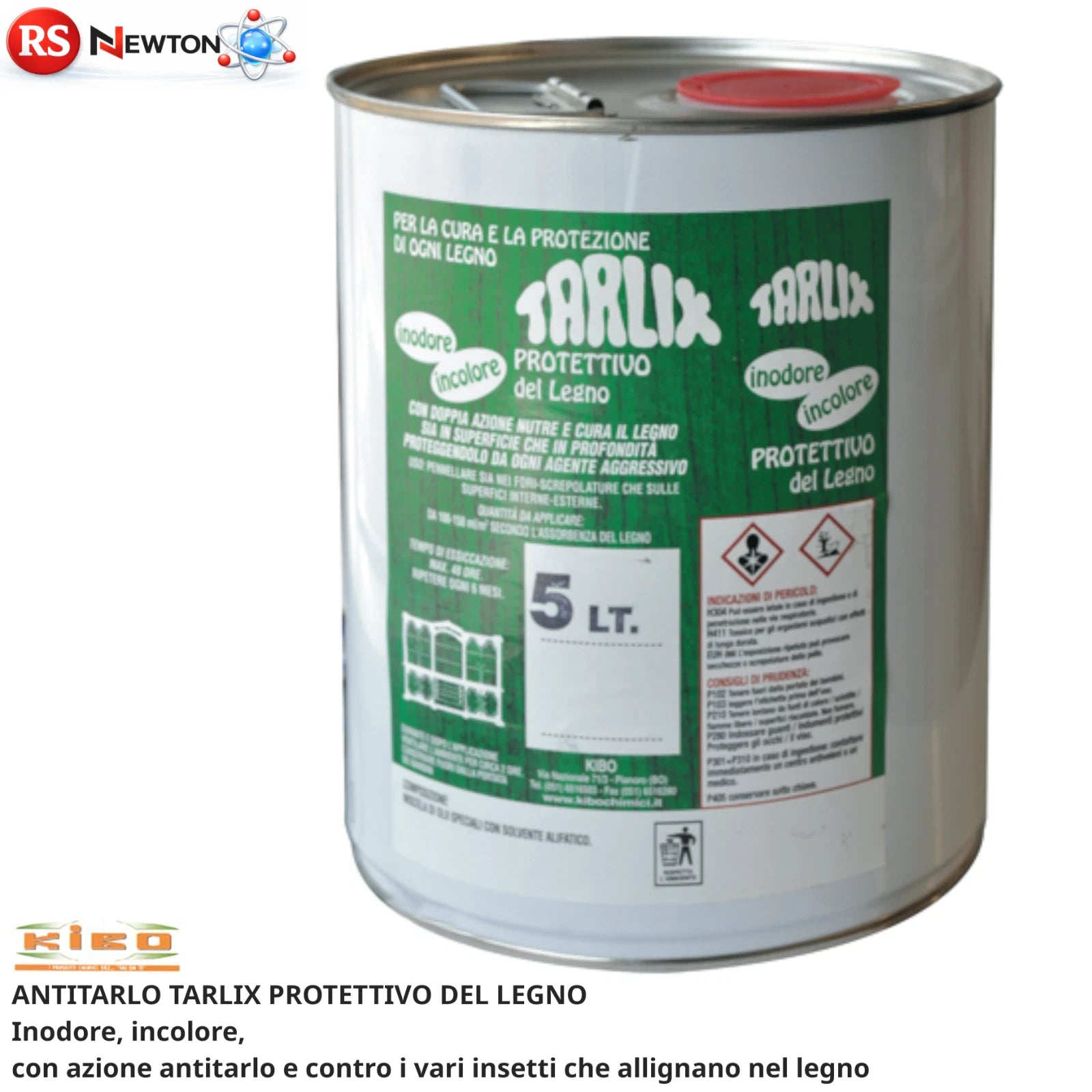 Antitarlo Legno Tarlix 5L Inodore Incolore Protettivo Trattamento Tarli LegnoVBS