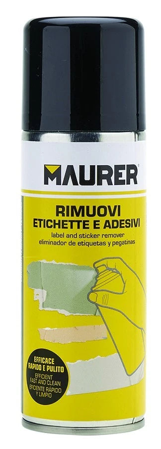 Rimuovi Etichette Spray 200ml Elimina Colla Adesivi Vetro Metallo Legno VBS