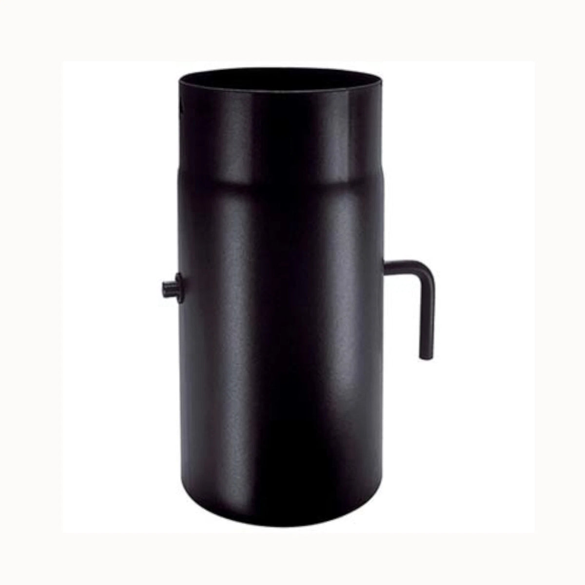 Canna Fumaria Tubo Stufa a Legna Nero Opaco Tubi Gomiti Scarico Fumi Ø80-150 V.X