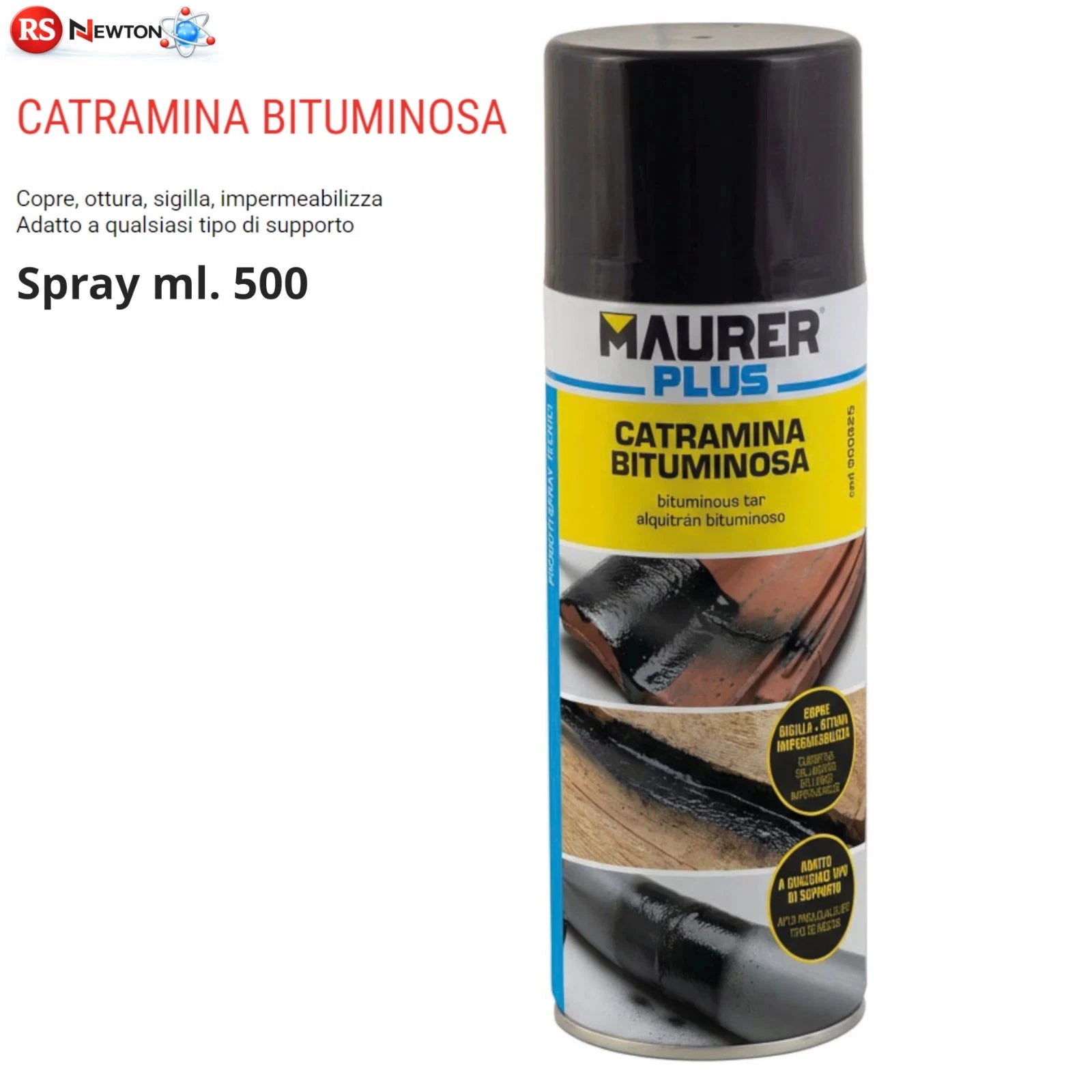Catramina Bituminosa Spray Impermeabilizz<wbr/>ante Sigillante Guaina Protettiva VBS