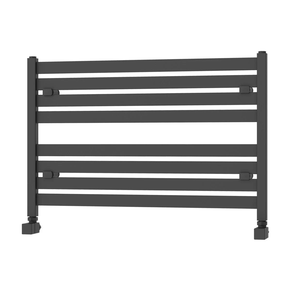 Termoarredo Orizzontale Acciaio Bianco Antracite Radiatore Bagno Termosifone D.X