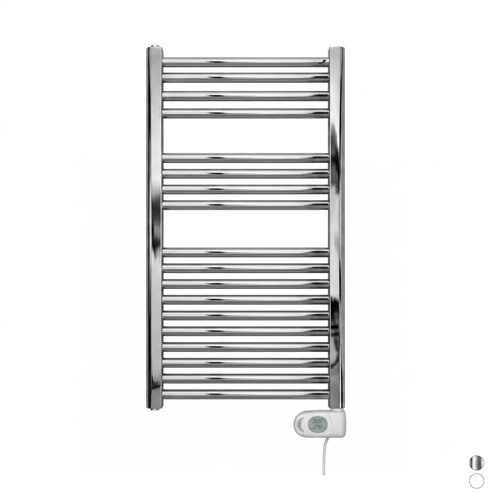 Termoarredo Elettrico ZEHNDER Scaldasalviett<wbr/>e Bagno Bianco Cromo 300W-1000W D.X