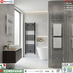 Termoarredo Scaldasalviett<wbr/>e Acciaio Radiatore Bagno Termosifone Tubi Moderno D.X