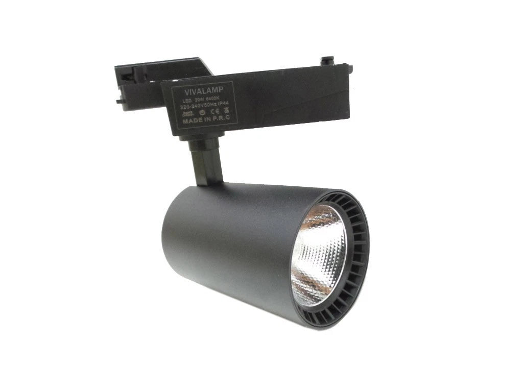 Faretto LED a Binario Monofase 1 1,5 2 Metri Lampada Spot Orientabile Soffitto