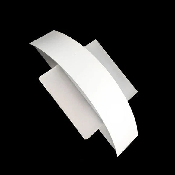 Applique LED Parete 8W IP44 Moderna Bianco Lampada Muro Minimal Doppia Luce V.L