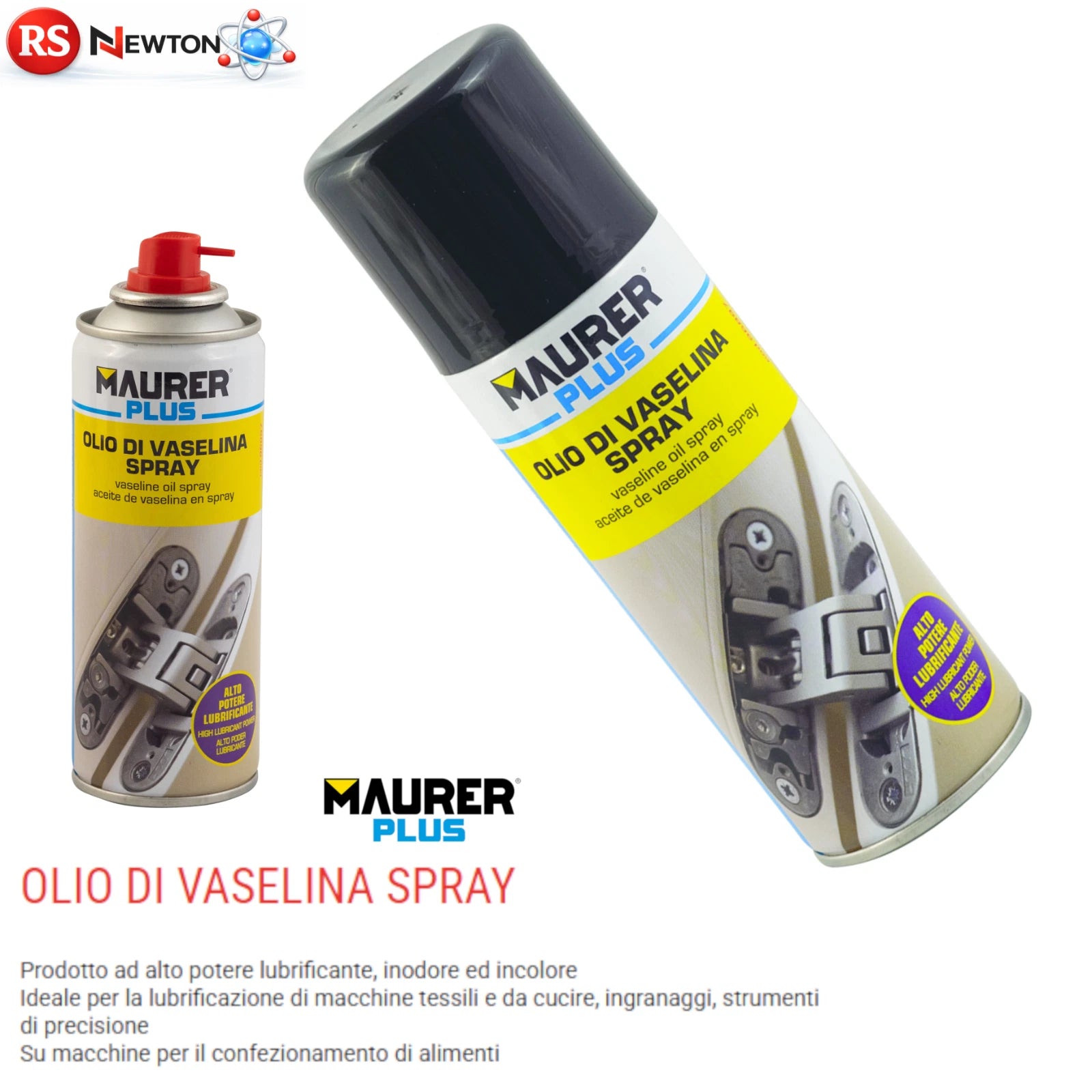 Olio di Vaselina Spray 200ml Lubrificante Macchine Cucire Inodore Incolore VBS