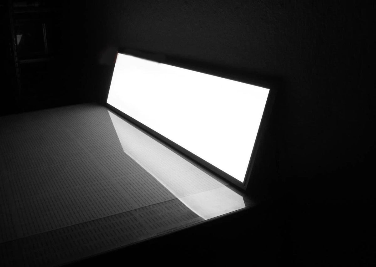 Pannello LED 120x30 48W 3840LM Slim Grigio Driver Incluso UGR 19 SMD Ufficio V.L